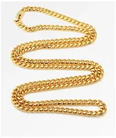 King Ice 5mm Miami Cuban 24" Gold Necklace