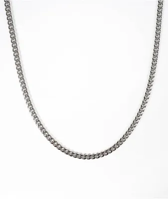 King Ice 5mm Silver Miami Cuban Chain Necklace
