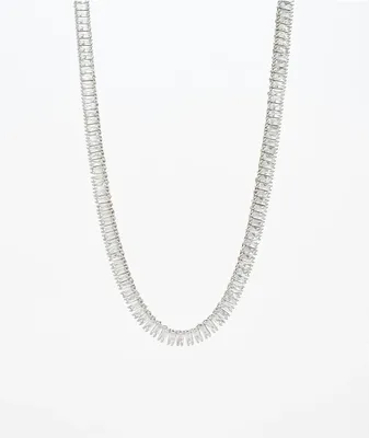 King Ice 6mm Baguette Tennis Chain Necklace