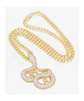 King Ice Black Mamba Eras 24" Gold Chain Necklace