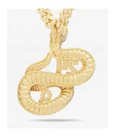 King Ice Black Mamba Eras 24" Gold Chain Necklace