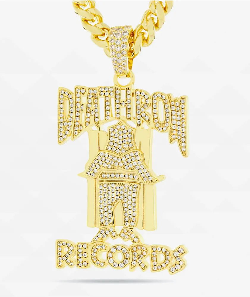 King Ice x Death Row Records OG Death Row 20" Gold Necklace