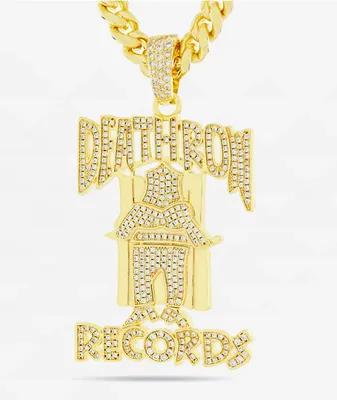 King Ice x Death Row Records OG Death Row 20" Gold Necklace