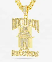 King Ice x Death Row Records OG Death Row 20" Gold Necklace