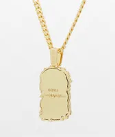 King Ice x Notorious B.I.G. Jesus Piece Gold Necklace