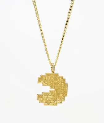 King Ice x Pac-Man 24" Gold Necklace