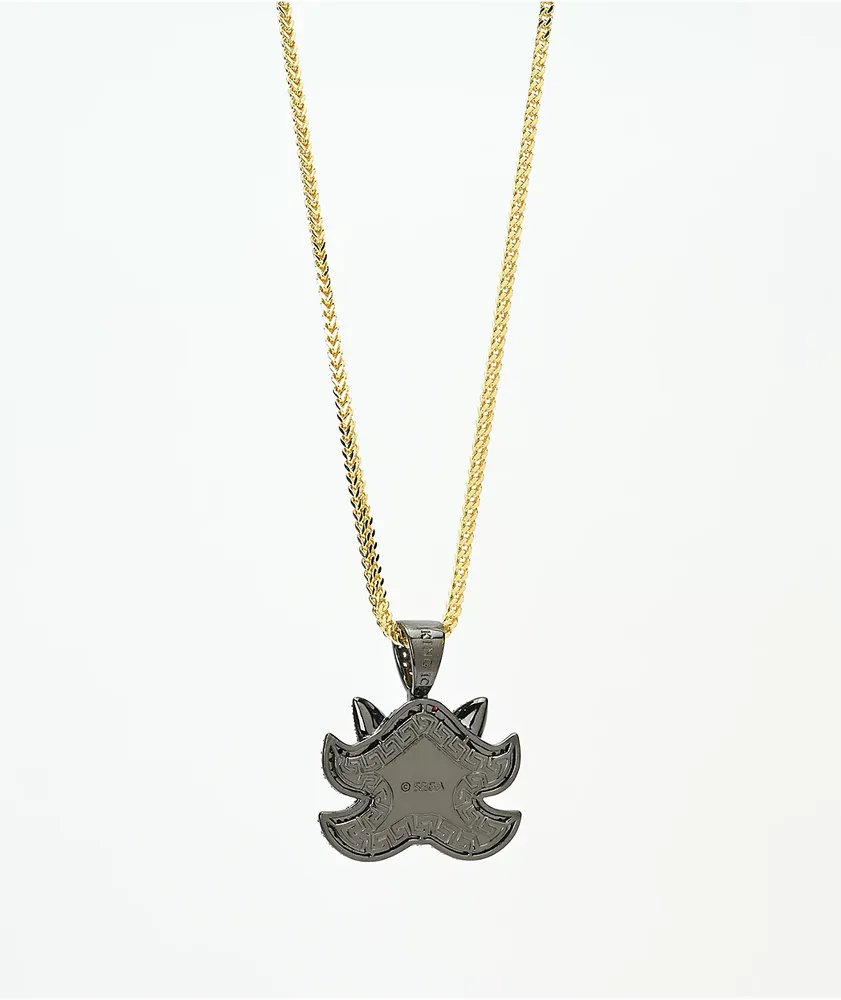 King Ice x Sonic Shadow 20" Gold Chain Necklace