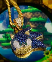 King Ice x Sonic the Hedgehog Sonic 23.75" Necklace