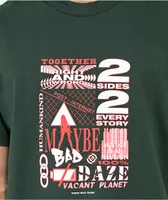 Know Bad Daze 2 Sides Forest Green T-Shirt