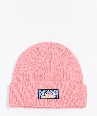 Know Bad Daze Anger Prowler Pink Beanie