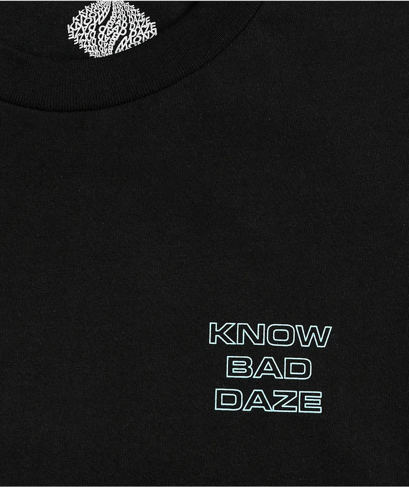 Know Bad Daze Microdose Black T-Shirt