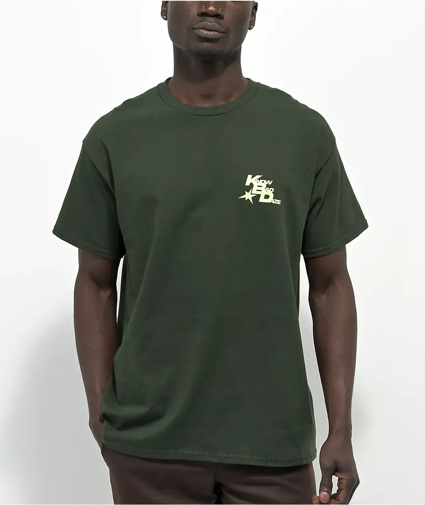 Know Bad Daze XTC Dark Green T-Shirt