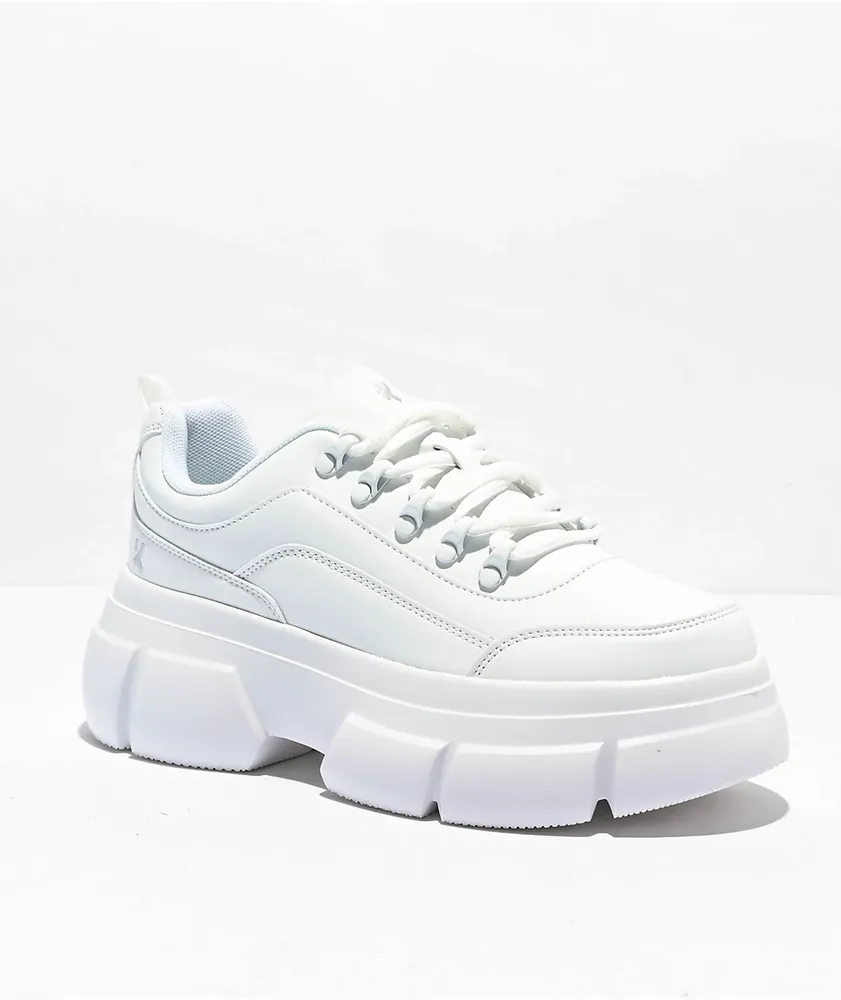 KOI Jinx Mystic Charm White Platform Shoes