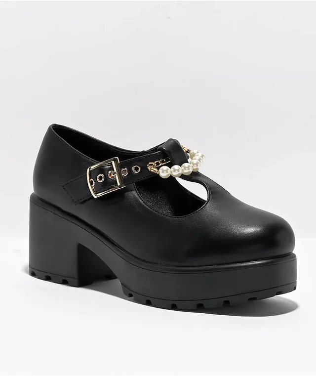 KOI Jinx Mystic Charm Black Platform Shoes