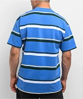 Krooked Eyes Blue Stripe T-Shirt