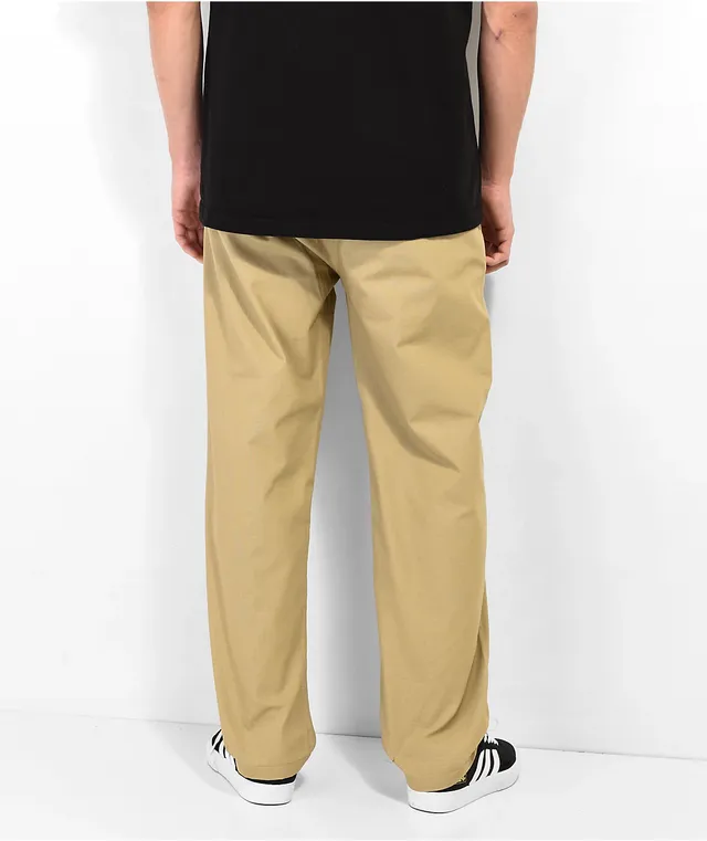 Krooked Eyes Olive Elastic Waist Pants