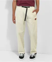 Krooked Eyes White Elastic Waist Pants