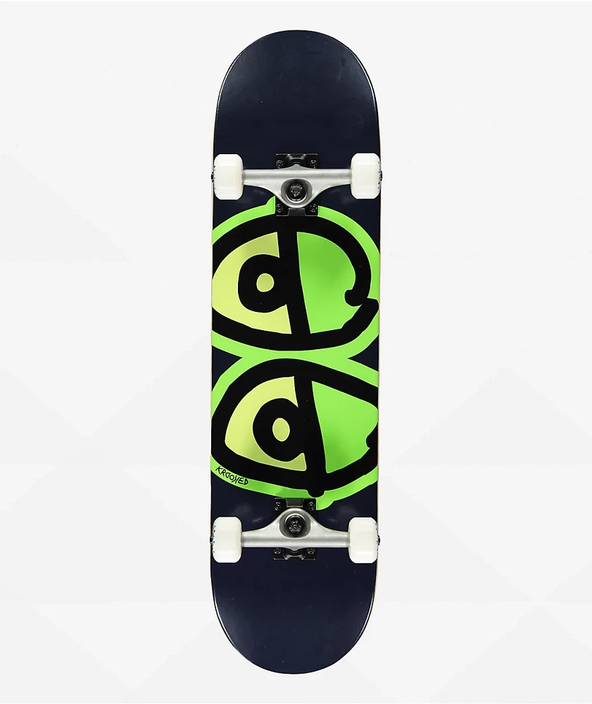 Krooked Glow Eyes 8.25" Skateboard Complete