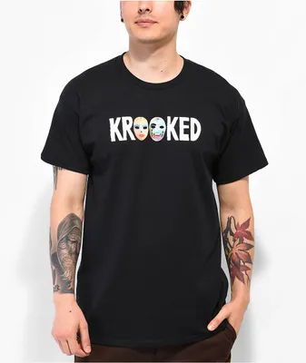 Krooked Masks Black T-Shirt