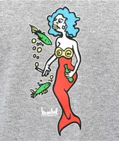 Krooked Mermaid Grey T-Shirt