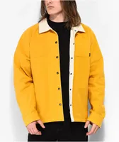 Krooked Moon Smile Reversible Tan & Yellow Jacket