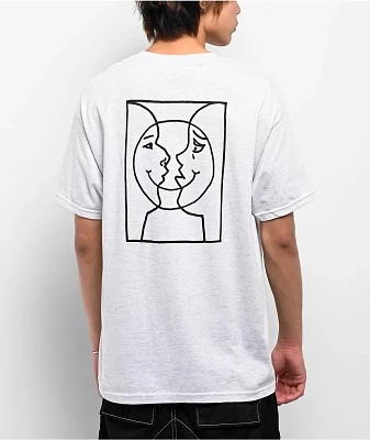 Krooked Moonsmile Raw White T-Shirt