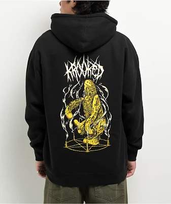 Krooked Necro-Shmoo Black Zip Hoodie