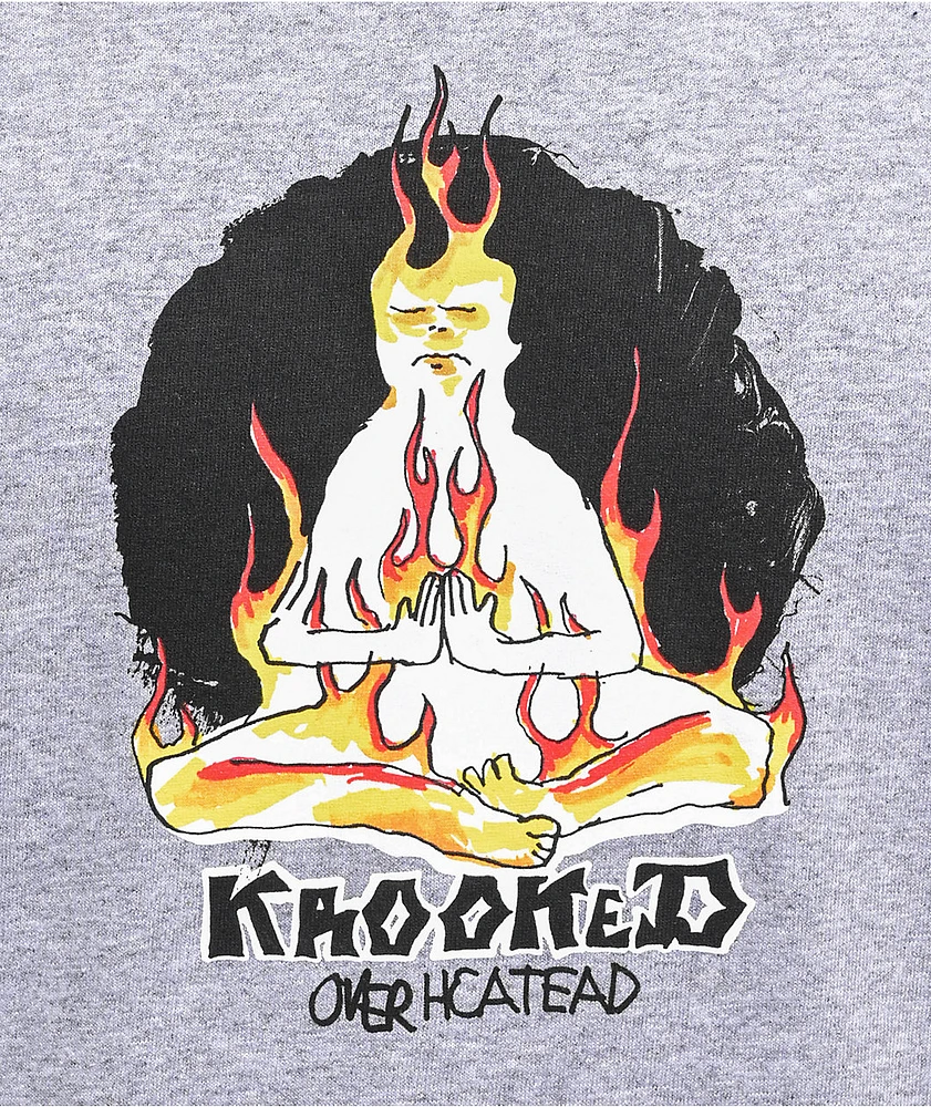 Krooked Overheated Grey T-Shirt