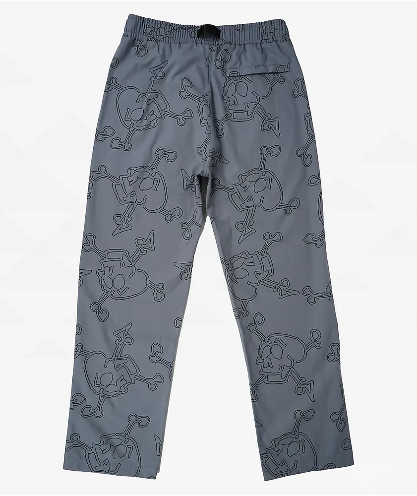 Krooked Style Eyes Ripstop Grey Pants