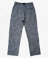 Krooked Style Eyes Ripstop Grey Pants