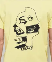 Krooked Two Face Yellow T-Shirt