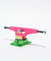 Krux K5 The Raver Pink & Green 8.0" Skateboard Truck