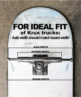 Krux Standard Polished Silver 8.5" Skateboard Truck