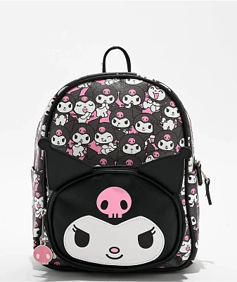 Kuromi Crush Black Mini Backpack