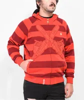 LRG Friday The 47th Red Zip Hoodie