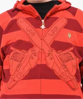 LRG Friday The 47th Red Zip Hoodie