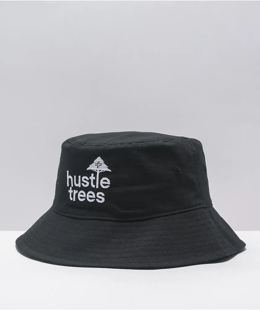 LRG Hustle Trees Black Bucket Hat