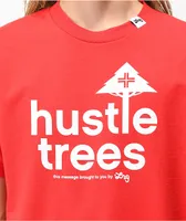 LRG Hustle Trees Red T-Shirt