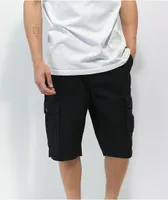 LRG RC Ripstop Black Cargo Shorts