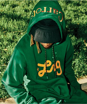 LRG x Carrots Lifted Script Hood Forest Green Hoodie