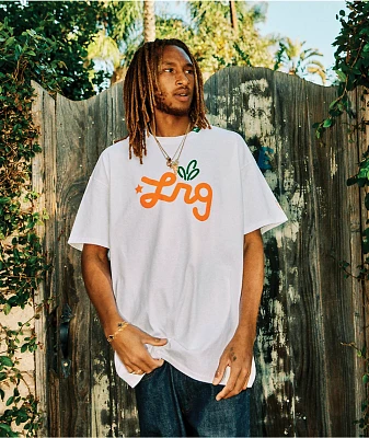 LRG x Carrots Script White T-Shirt