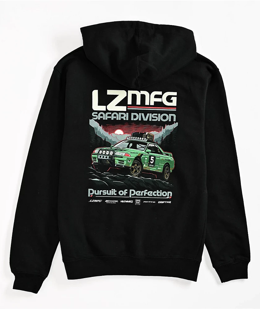 LZMFG Kids Safari Division Black Hoodie