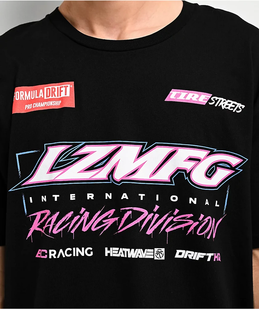 LZMFG Racing Division Drift Team Black T-Shirt