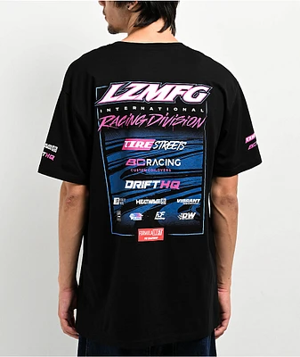 LZMFG Racing Division Drift Team Black T-Shirt