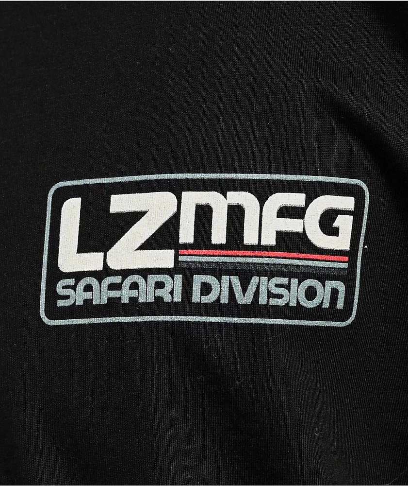 LZMFG Safari Division GTR Black T-Shirt