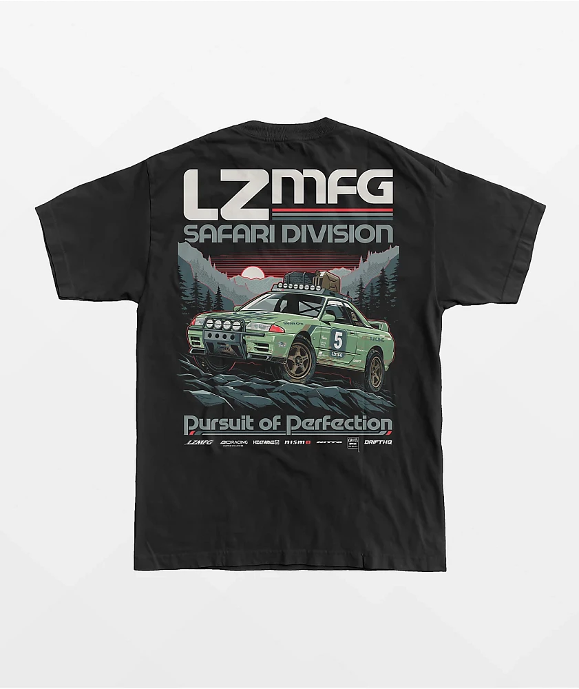 LZMFG Safari Division GTR Black T-Shirt