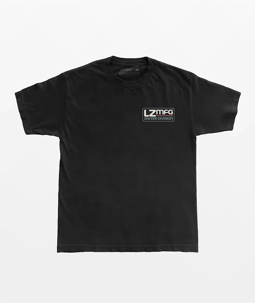 LZMFG Safari Division GTR Black T-Shirt