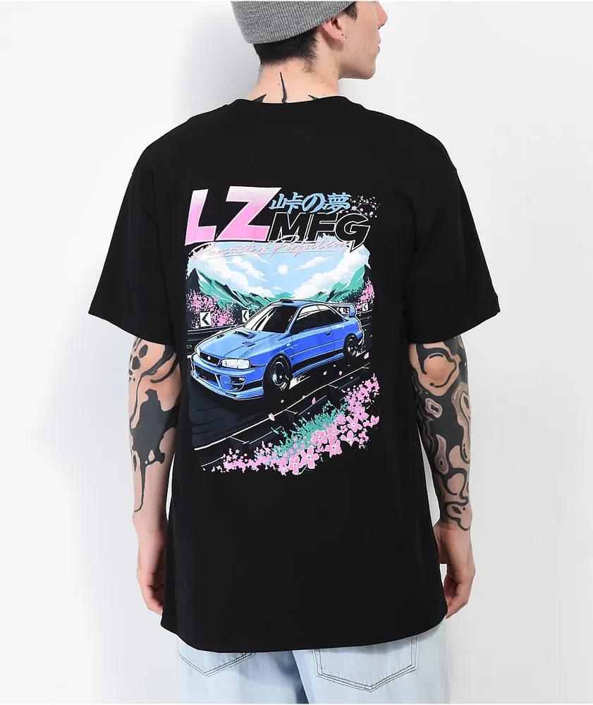 LZMFG Touge Dreams Black T-Shirt