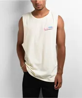 LZMFG Touge Dreams Natural Muscle Tank Top