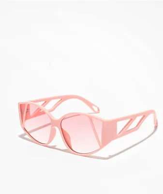 Lady Cats Pink Cat Eye Sunglasses